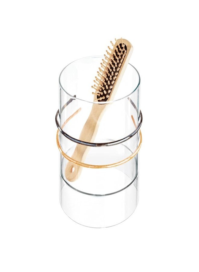 InterDesign iDesign Hair Accessories Organizer Canister, The Clarity Collection - 6" x 6" x 7", Clear - Image 3