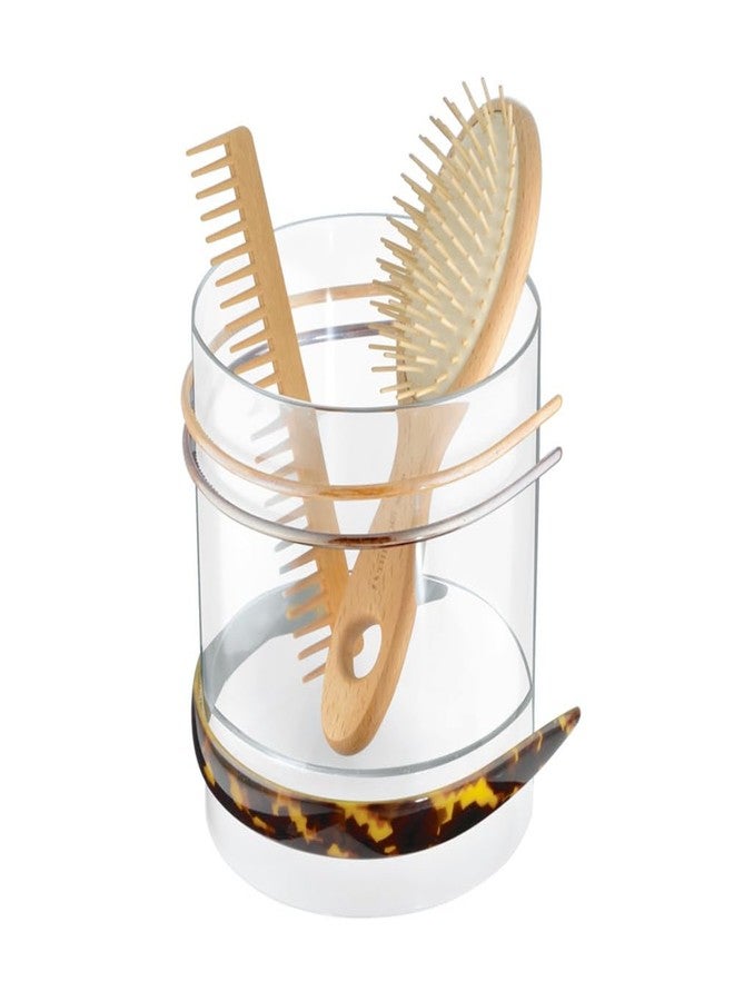 InterDesign iDesign Hair Accessories Organizer Canister, The Clarity Collection - 6" x 6" x 7", Clear - Image 4