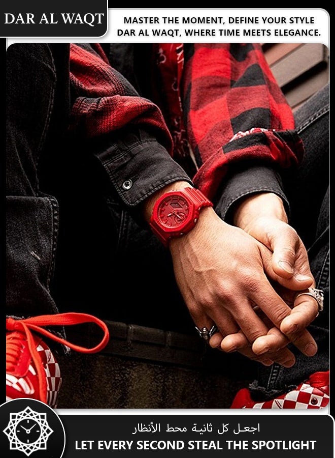 Casio G-Shock GA-2100-4A Carbon Core Guard Structure Watch - Ultra-Light Carbon Fiber Reinforced Resin, Shock Resistant, Rugged Urban Outdoor Design, Digital-Analog Display - Image 3