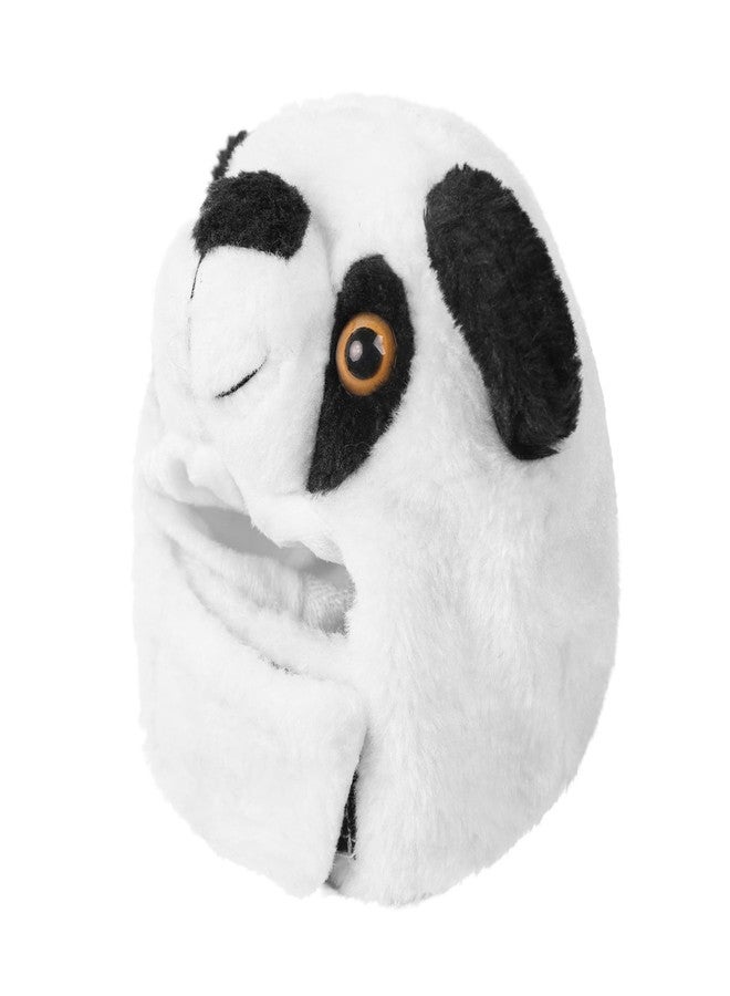 IPENNY Halloween Pet Costume Hat, Soft Plush Animal Headwear with Adjustable Straps for Small Cats & Dogs, Cute Headgear Accessories, 10-12 Inches (Panda) - Image 4