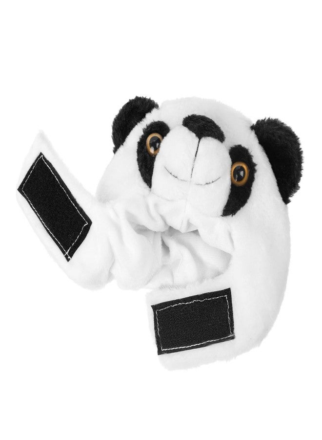IPENNY Halloween Pet Costume Hat, Soft Plush Animal Headwear with Adjustable Straps for Small Cats & Dogs, Cute Headgear Accessories, 10-12 Inches (Panda) - Image 5