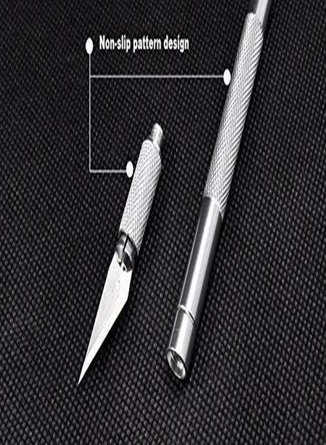 Qatalitic Detail Pen Cutter- Crafts Steel Cutter Tool with 5 Interchangeable Sharp Blades - Image 3