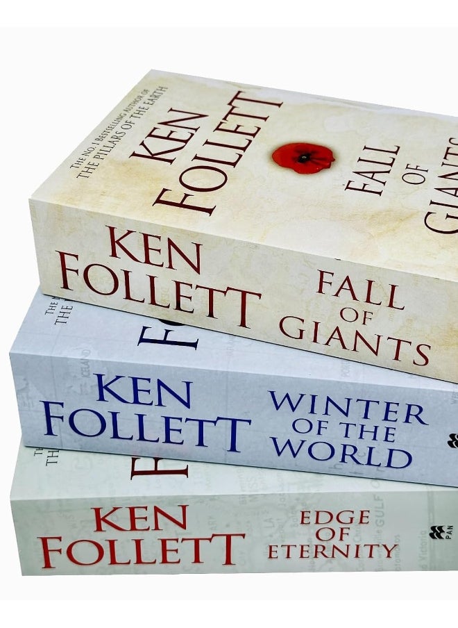 null - Ken Follett Century Trilogy War Stories Collection 3 Books Set (Fall of Giants, Winter of the World , Edge of Eternity) - Image 1