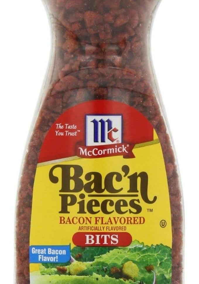 BAC'N PIECES BACON FLAVORED BITS, 4.4 OZ CONTAINER (PACK OF 3)