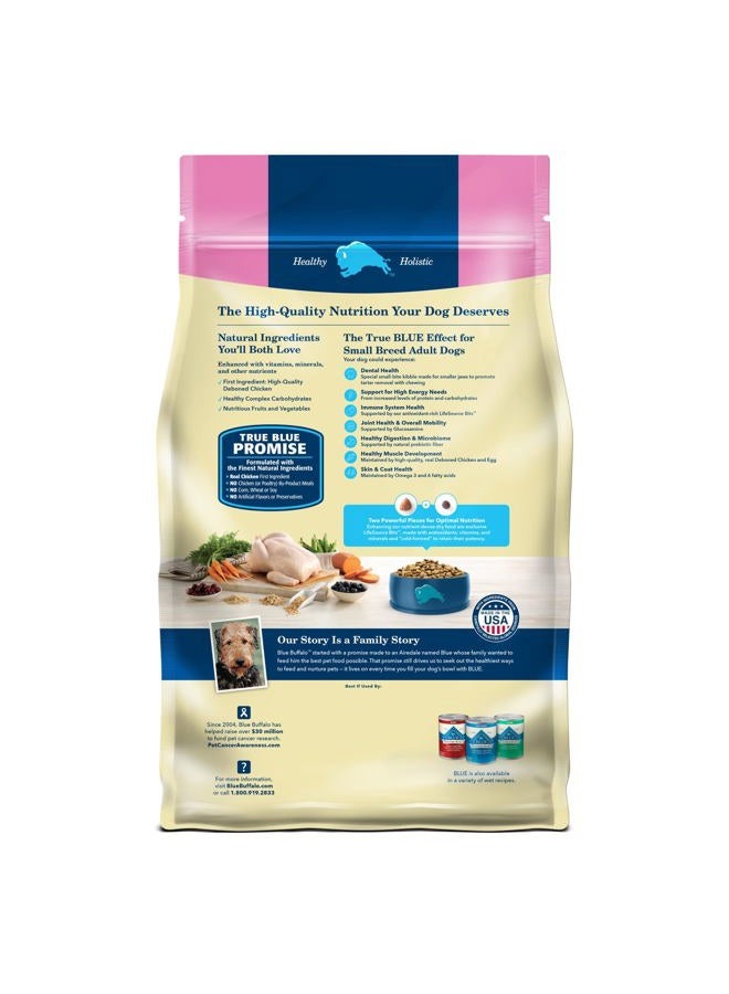 Blue Buffalo Life Protection Formula Natural Adult Small Breed Dry Dog Food, Chicken and Brown Rice 5-lb Trial Size Bag - Image 2