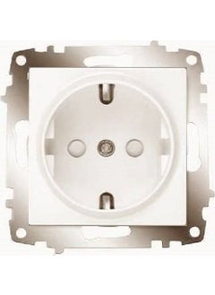 Viko Karre Cream Grounded Socket Child Protected Mechanism 