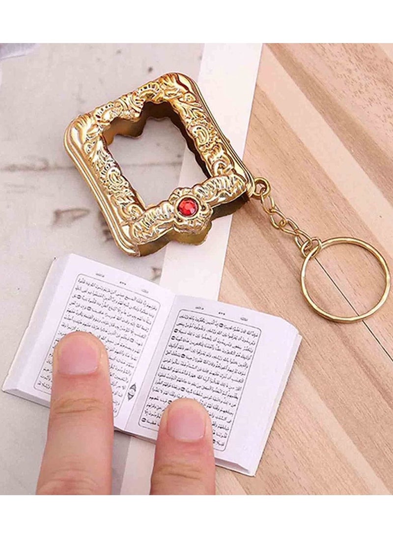 SYOSI - Traditional Prayer Beads, 33 Beads with Koran Book Keychain, laser words, mala, tasbih, stress reduction or mindfulness, help focus and stay on track of devotion, a talisman for spiritual protection - Image 1