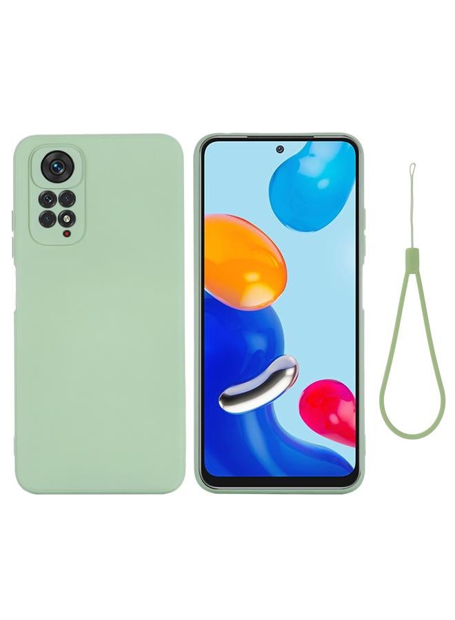 erorex Case For Xiaomi Redmi Note 11S / Note 11 4G Pure Color Liquid Silicone Shockproof Full Coverage Phone Case - Image 1