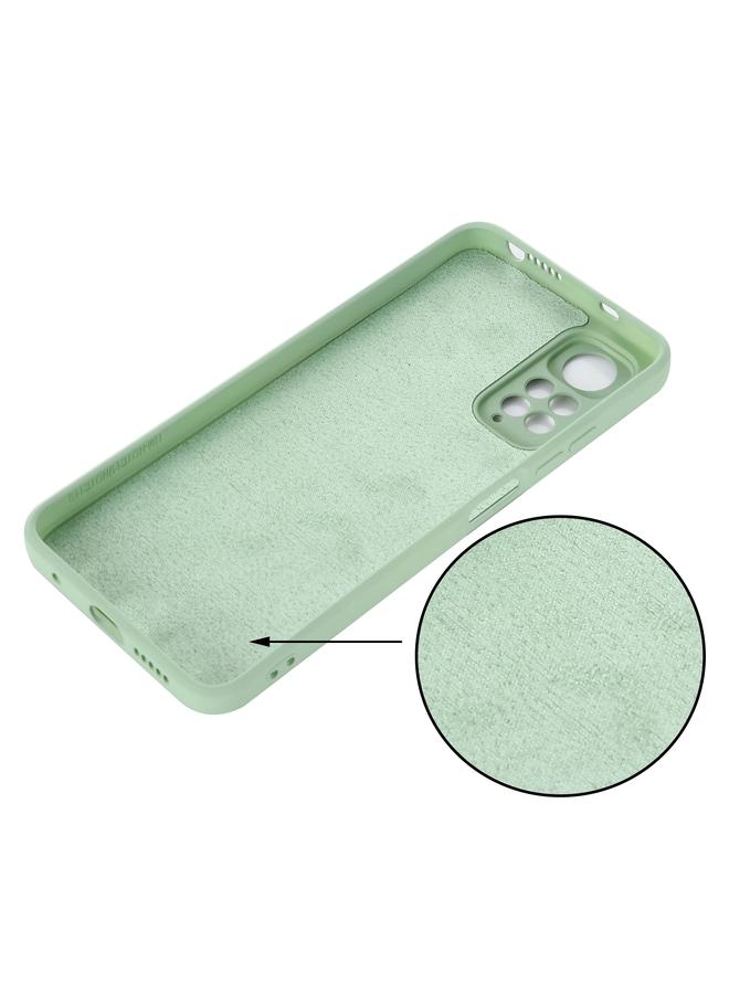 erorex Case For Xiaomi Redmi Note 11S / Note 11 4G Pure Color Liquid Silicone Shockproof Full Coverage Phone Case - Image 4