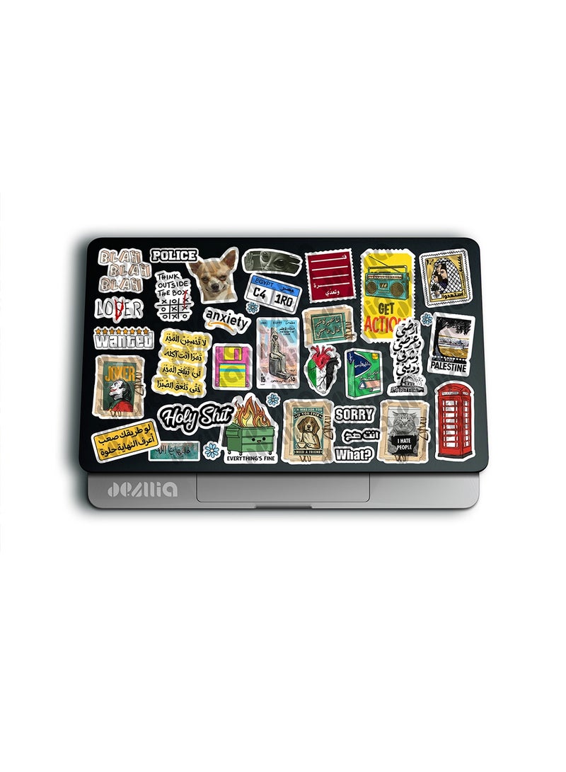 ديزليا ملصقات وإستيكرات لاب توب - SSL/10 - كوليشكن عشوائي2 - للابتوب والموبايل والكمبيوتر - Image 2