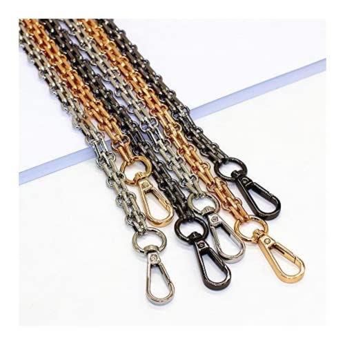 LONG TAO 47" DIY Iron Chain Strap Handbag Chains Accessories Purse Straps Shoulder Cross Body Replacement Straps (Gold) - Image 4
