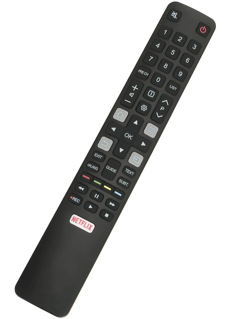 BGM Remote Control Replace Compatible with TCL TV 40DS500 43DP640 F40S5916 F43S5916 H32S5916 U43P6006 U49P6016 U55P6016 U55P6046 U60P6026 06-IRPT45-GRC802N RC802N S6 S6000 S6500 with battery  - Image 3