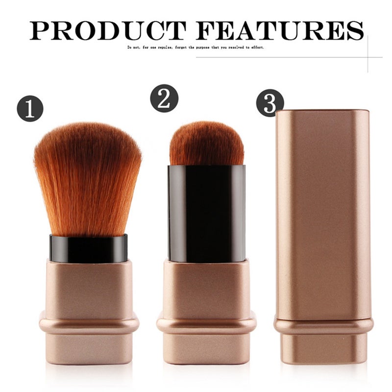 Retractable Nail Soft Cleaner Cleaning Brush Acrylic UV Gel Powder Removal Manicure Tool Makeup Brush - Image 3