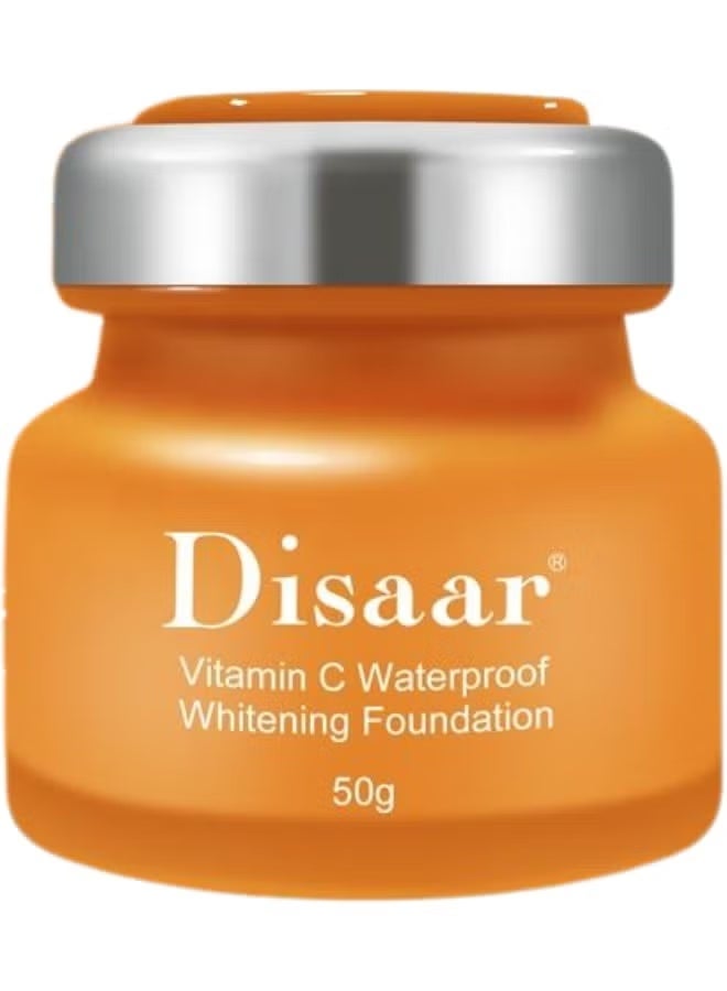 ديسار كريم الأساس المقاوم للماء بتفتيح فيتامين C – لون برتقالي 50 جم - Image 1