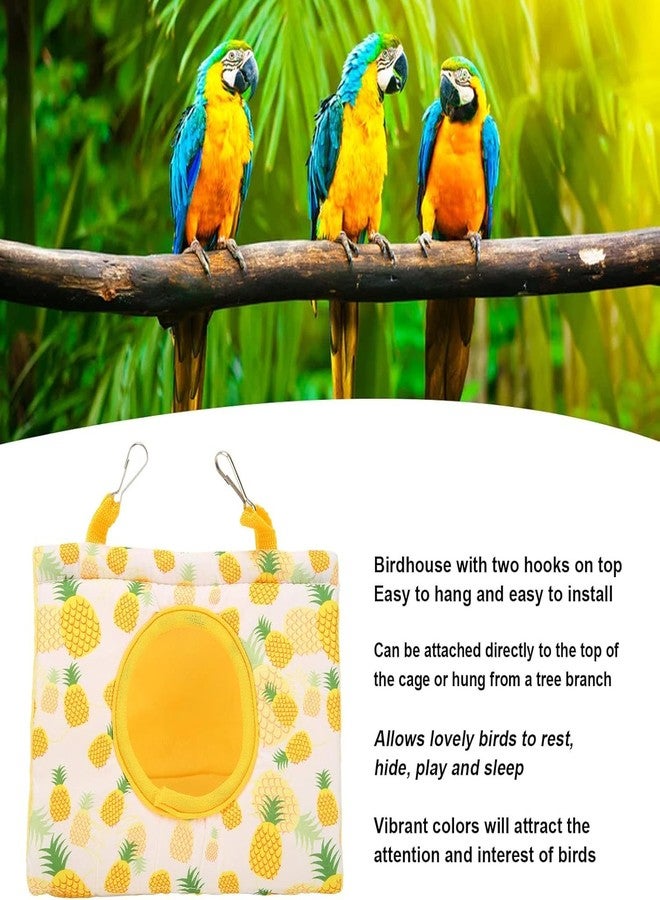 Zerodis Parrot Hammock, Birds Hammock Hut Bird Bed House Tent Budgie Shed Hanging Snuggle Cave Nest for Lovebirds Cockatiels - Image 3