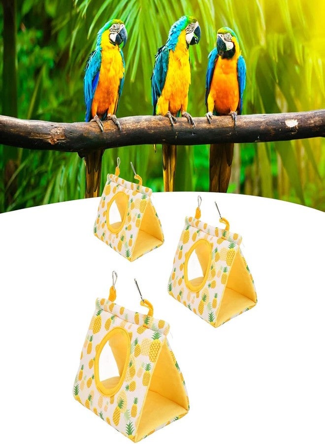 Zerodis Parrot Hammock, Birds Hammock Hut Bird Bed House Tent Budgie Shed Hanging Snuggle Cave Nest for Lovebirds Cockatiels - Image 2