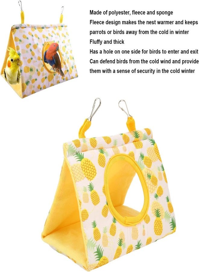 Zerodis Parrot Hammock, Birds Hammock Hut Bird Bed House Tent Budgie Shed Hanging Snuggle Cave Nest for Lovebirds Cockatiels - Image 4