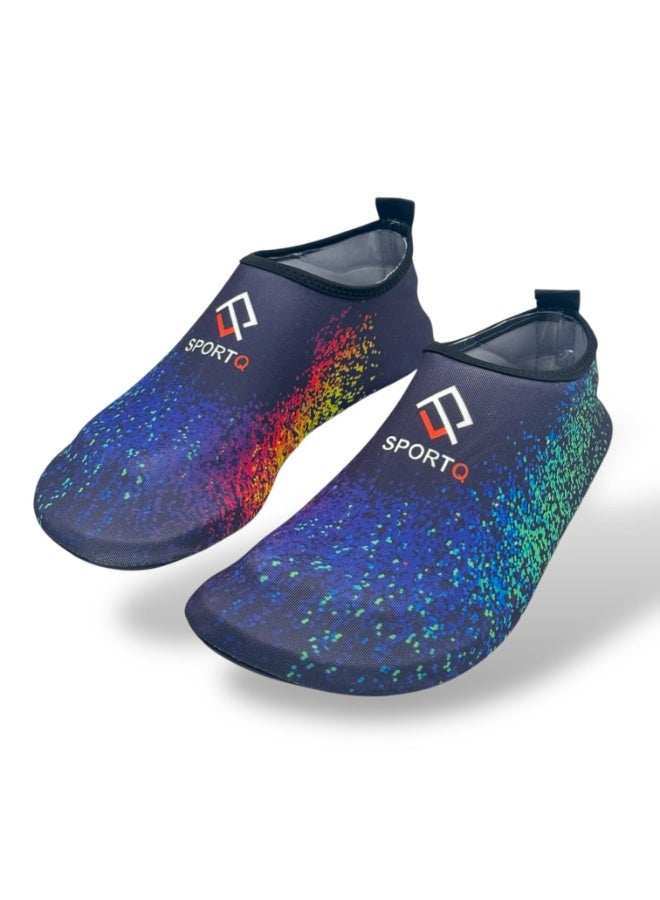 SportQ SportQ® Easy-to-Wear Beach Sandals for Kids, Men & Women Comfortable, Flexible Sole for Protection from Rocks and Hot Sand Quick-Drying Water Shoes for Swimming, Snorkeling, Surfing, Kayaking, Beach, Walking & Yoga  - Image 1