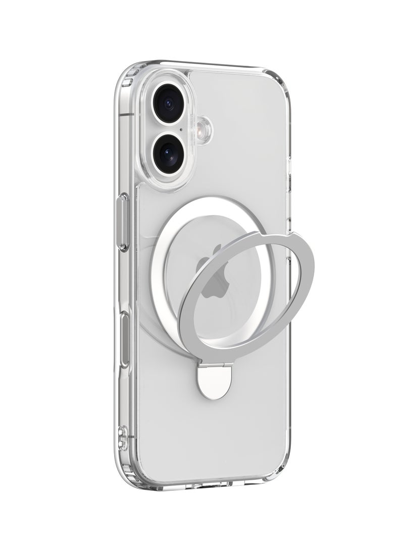 devia iPhone 16 MagSafe Clear Grip Case [iPhone 16 Case] ​​Drop tested from a height of 2 meters; Made of premium TPU+PC materials with a built-in metal magnetic bracket - Image 2