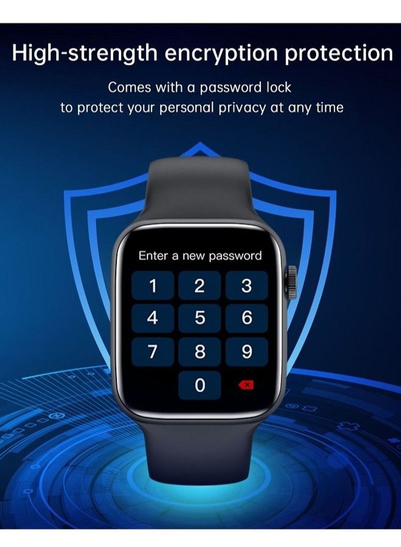 NIBEMINENT HW22 Pro Max Fitness Smartwatch for IOS Android Black - Image 4