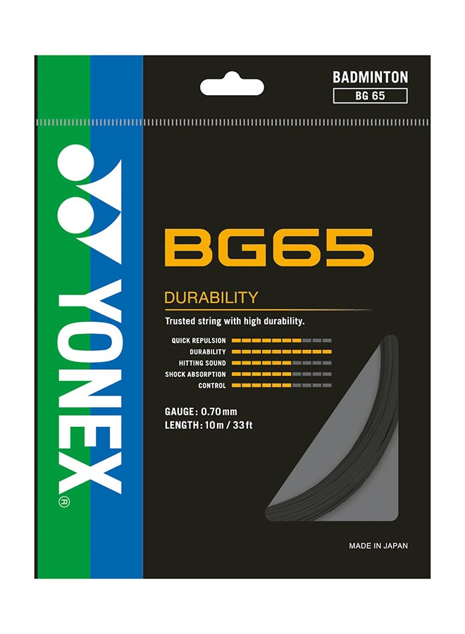 Yonex Bg65 10Mtr -Black 