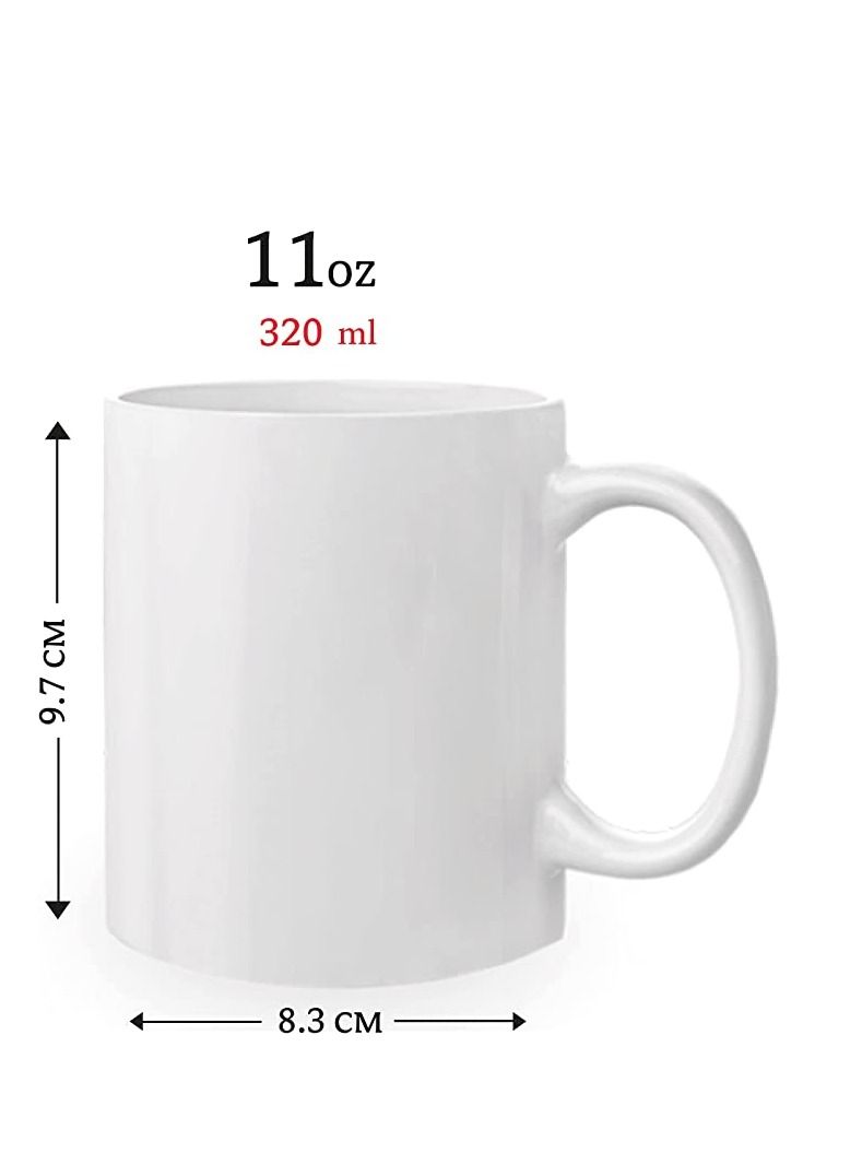 PRINTSHOP4ME Happy Anniversary Couple Mug Gifts | Best Anniversary MUG | Wedding Anniversary Mug | Anniversary Couple Mug| COFFEE MUG - Set of 2 Pcs (Design 3)  - Image 3