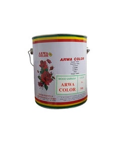 Arwa Arwa Color Wood Varnish for Furniture Wooden Hardware (1 US Gallon, LARCH 502)  - Image 3