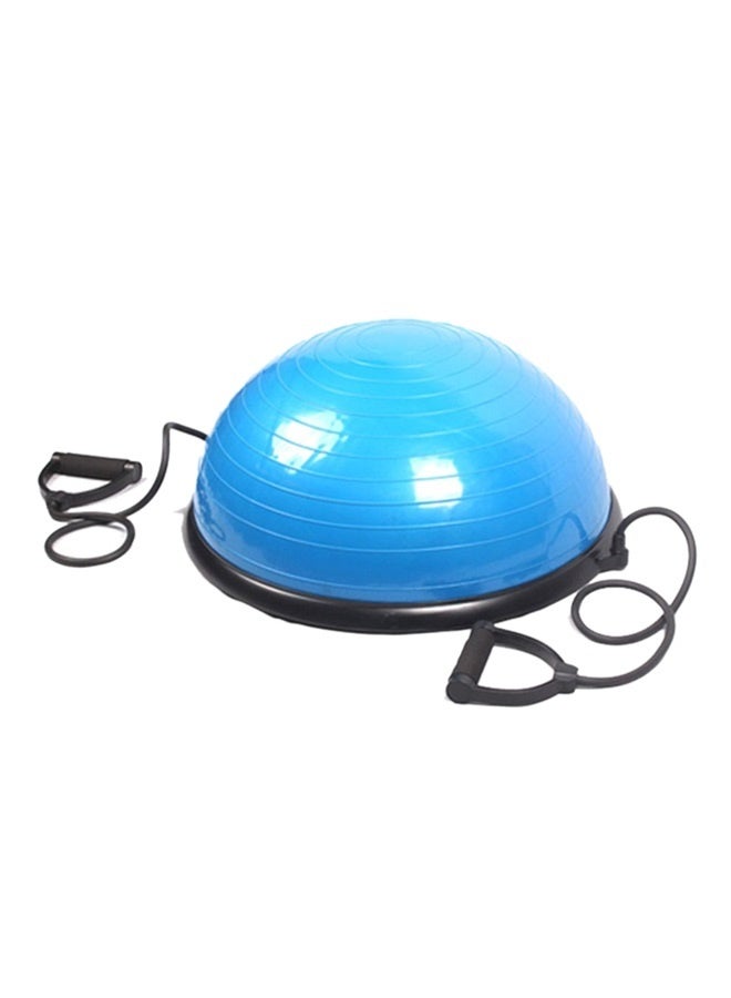 BOSU Balance Trainer Half Yoga Exercise Ball with Resistance Bands and Foot Pump for Home Gym Workout - Image 1