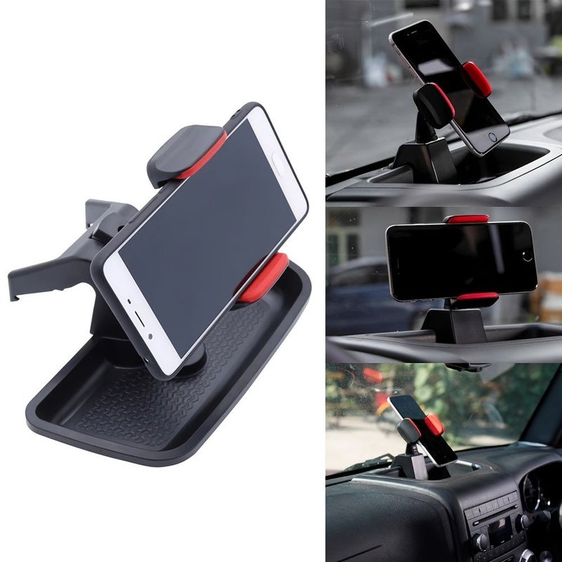 Car Phone Holder With Storage Bin For Jeep Wrangler 2012 2017 JK Vehicle Interior Accessories 1pc - Image 1