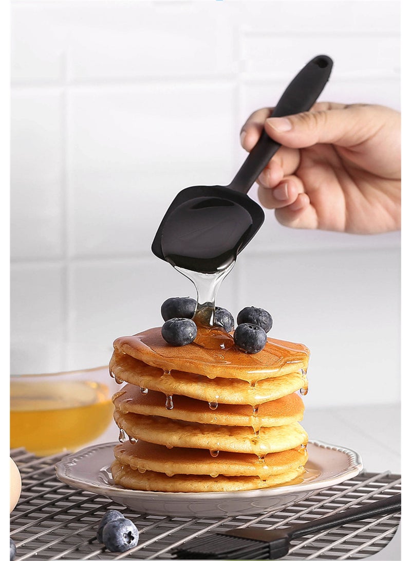 Spatulas Set of 6, Silicone Spatulas Rubber Heat Resistant Non-Stick Spatulas for Kitchen Cooking,Baking and Mixing - Image 5