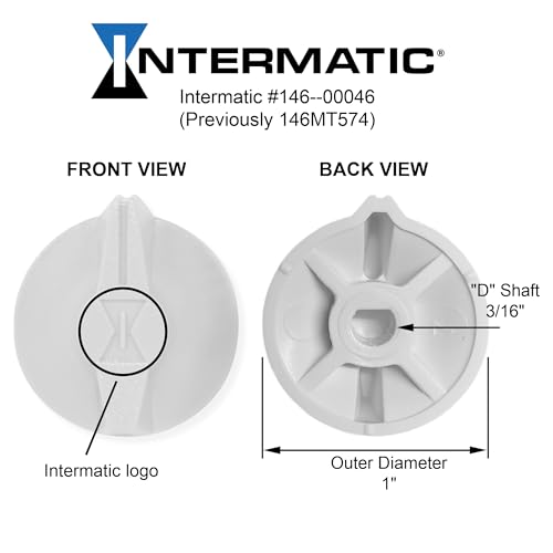 Intermatic 146MT574 Timer Knob for FD Series Spring Wound Timers - White - Image 2