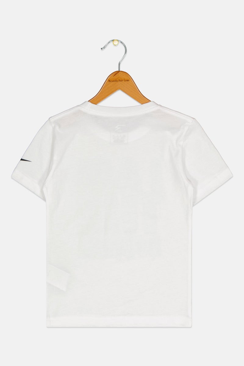 Nike تي شيرت رياضي للأطفال من نايك 3 براند بواسطة راسل ويلسون، أبيض - Image 2