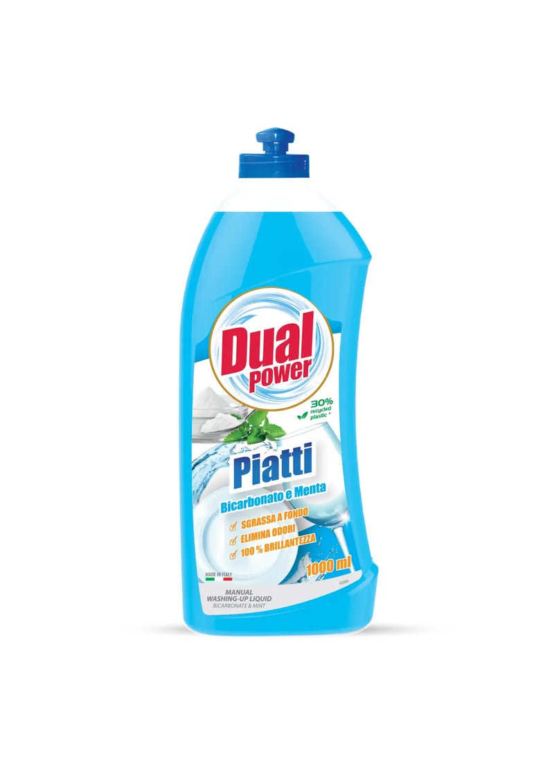 Dual Power Dishwashing Liquid Bicarbonate & Mint - Image 1