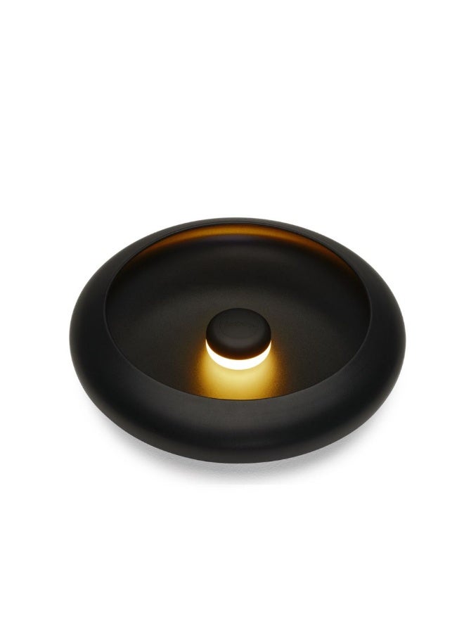 Fatboy Oloha Medium Bowl with Rechargeable Lamp | Multifunctional | Lamp: ABS and silicone | Shade: Steel | Suitable for Indoor & Outdoor Use | Stepless dimmable | Anthracite - (30 x 7.3 cm) - Image 1