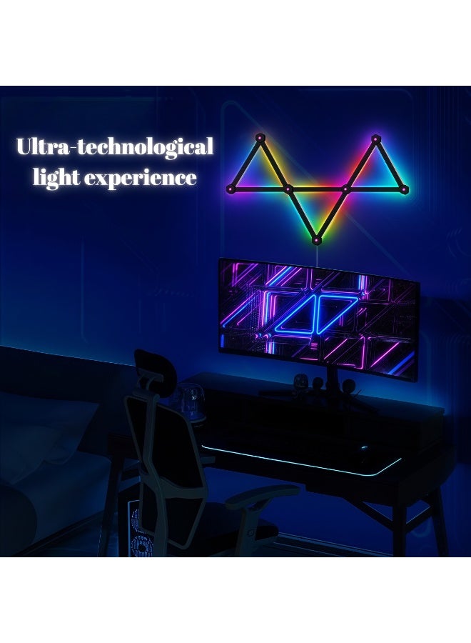 McDou Smart WiFi RGB LED Light Strip - 16 million colors, music sync, 40+ dynamic modes, compatible with Alexa and Google Assistant, for game room, bedroom, computer setup (9-piece set) - Image 3