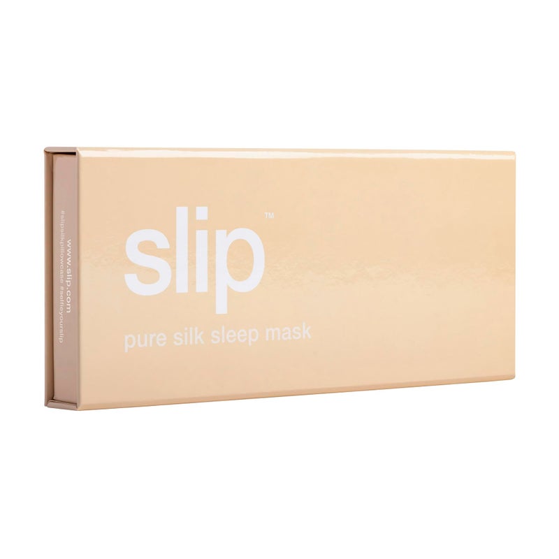 slip Pure Silk Sleep Mask - Caramel | 100% Mulberry Silk, Ultra Soft & Comfortable | Blocks Light for Restful Sleep, Adjustable Strap for Perfect Fit | Gentle on Skin & Hair, Ideal for Travel & Home - Image 5