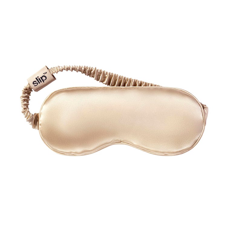 slip Pure Silk Sleep Mask - Caramel | 100% Mulberry Silk, Ultra Soft & Comfortable | Blocks Light for Restful Sleep, Adjustable Strap for Perfect Fit | Gentle on Skin & Hair, Ideal for Travel & Home - Image 3