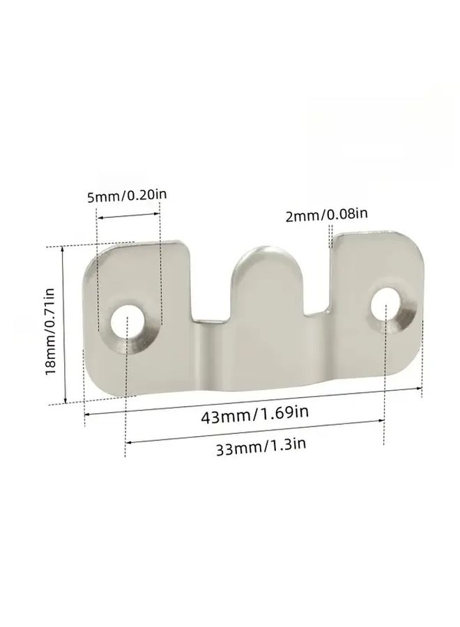 8 قطع مجموعة موصل مشابك تعليق إطار الصور DIY لديكور المنزل اكسسوارات الأجهزة - Image 3