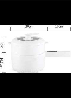 Generic Stock Pot, Electric Cooker Dormitory Student Cooker Multi Functional Household Electric Hot Pot Small Person Steaming, Frying and Frying Noodle Cooker Stewpot  - Image 3