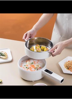 Generic Stock Pot, Electric Cooker Dormitory Student Cooker Multi Functional Household Electric Hot Pot Small Person Steaming, Frying and Frying Noodle Cooker Stewpot  - Image 2