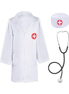TOY GARDEN Doctor Costume for Kids and Adults – White Doctor Coat Suit for Halloween, Career Day & Cosplay – Medical Halloween Dress-Up  - Image 1