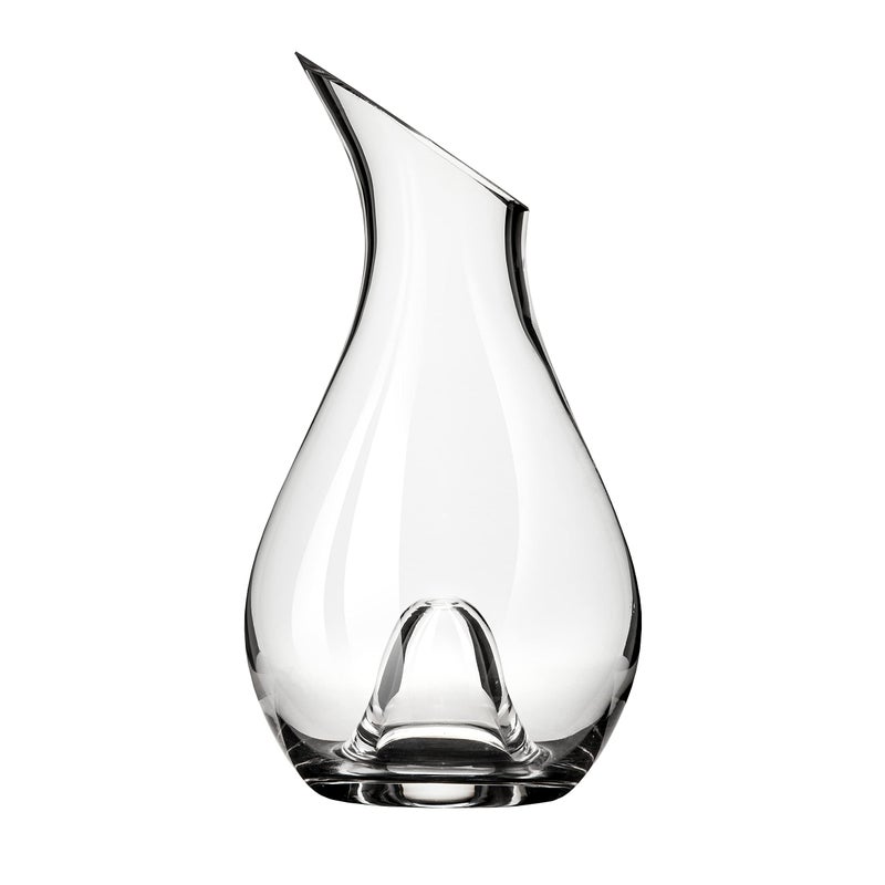 True Centerpiece Tabletop Clear Glass Decanter Modern Carafe for Red and White Wine Elegant Glass Pitcher for Wedding Gifts Birthday Gifts Home Bar Accessories 50 oz 15 L Set of 1 - Image 2