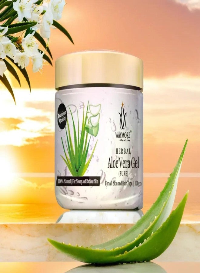 Waymore Aloe Vera Gel (Pure), 100ml, For All Skin and Hair Types, For Young and Radiant Skin - Image 5