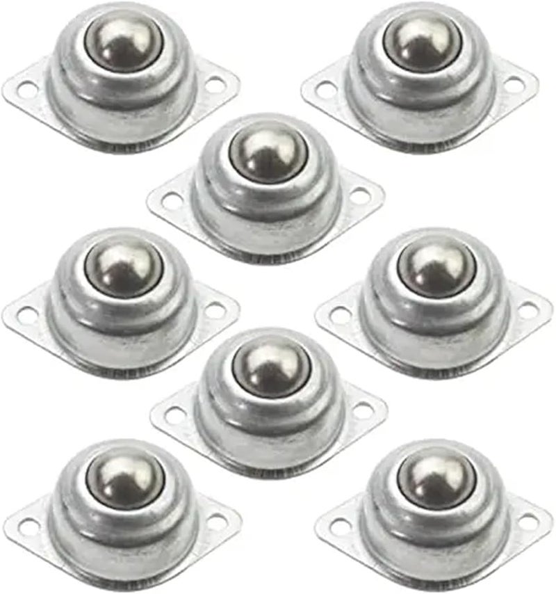 عجلات ناقلة ثقيلة من النايلون 4 قطع 1/2 بوصة محامل أسطوانية مثبتة على الشفة - Image 5