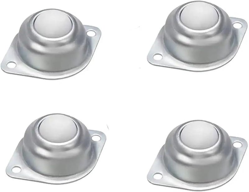 عجلات ناقلة ثقيلة من النايلون 4 قطع 1/2 بوصة محامل أسطوانية مثبتة على الشفة - Image 1