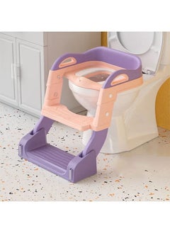Gonice Potty Training Toilet Seat with Step Stool Ladder for Boys and Girls  - Image 1