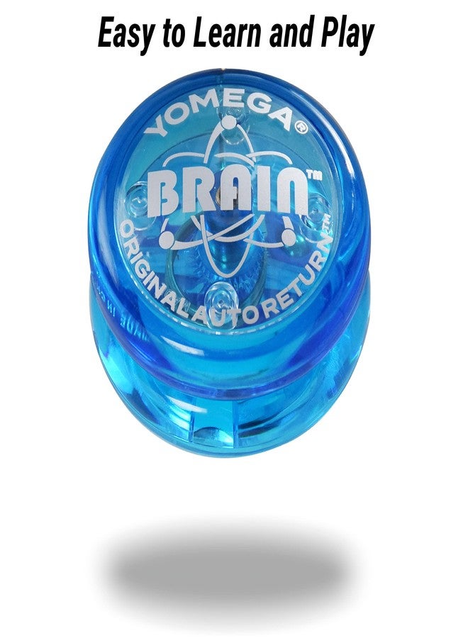 Yomega The Original Brain - Professional Yoyo for Kids and Beginners, Responsive Auto Return Yo Yo Best for String Tricks + Extra 2 Strings & 3 Month Warranty (Blue) - Image 5