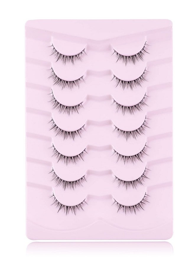 اونلي اول رموش طبيعية رموش قصيرة رموش خفيفة رموش صناعية ناعمة بمظهر طبيعي رموش صناعية رموش صناعية من فرو المنك 7 أزواج D2 - Image 2