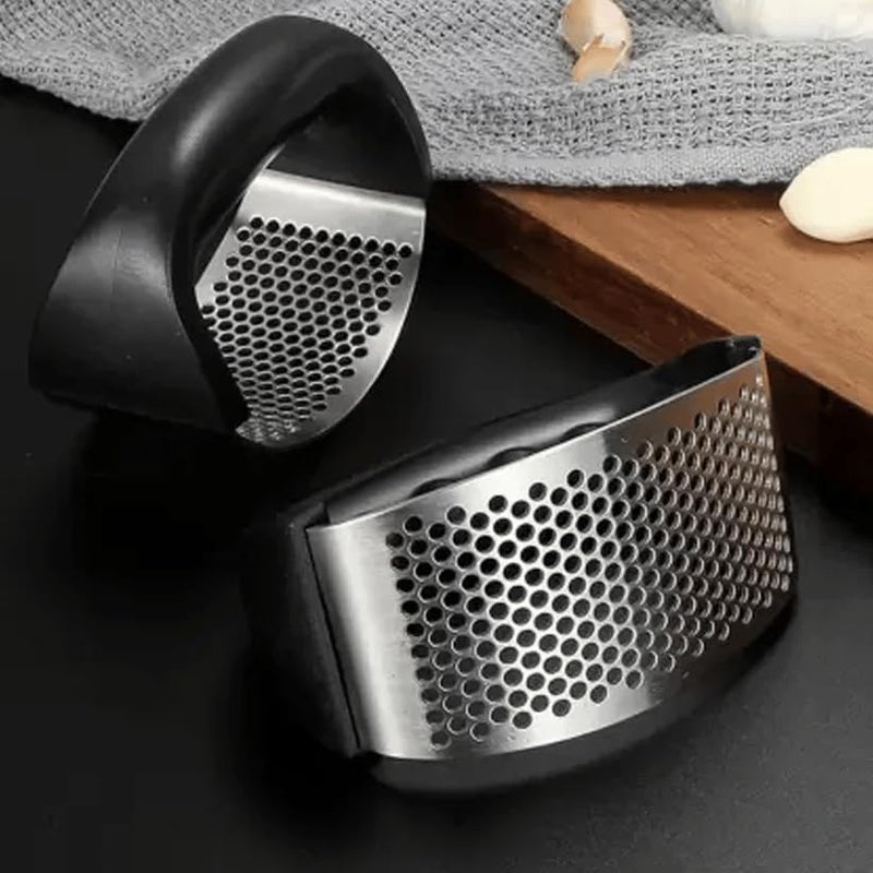 Brunchy Garlic Ginger Quick Crusher - Multipurpose Garlic Press Crusher, Handy Kitchen Gadget Tool, Garlic Press Stainless Steel, Squeeze Design for Effortless Garlic and Ginger Crushing - Image 3