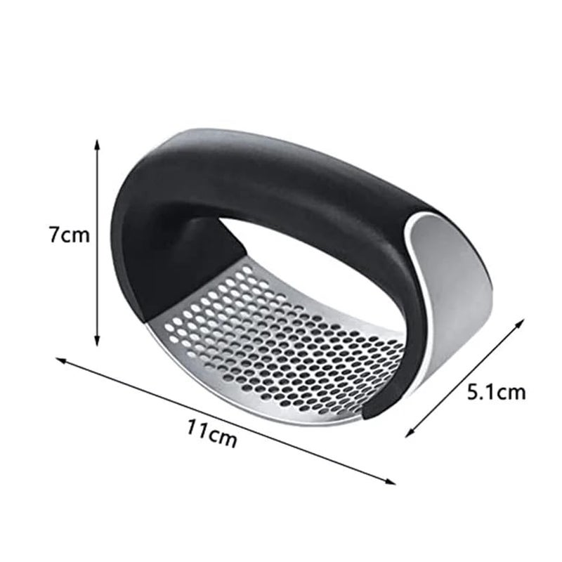 Brunchy Garlic Ginger Quick Crusher - Multipurpose Garlic Press Crusher, Handy Kitchen Gadget Tool, Garlic Press Stainless Steel, Squeeze Design for Effortless Garlic and Ginger Crushing - Image 2